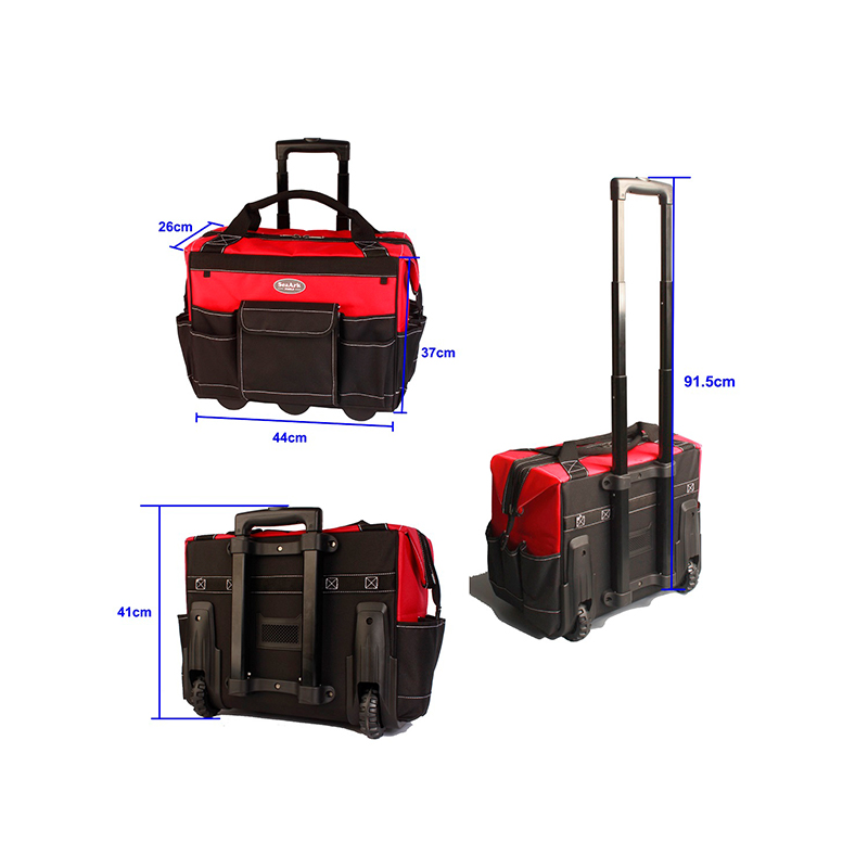 MEHRFÄCHERIGE, HOCHBELASTBARE TROLLEY-WERKZEUGTASCHE MIT GROSSER KAPAZITÄT MEHRFÄCHERIGE, HOCHBELASTBARE TROLLEY-WERKZEUGTASCHE MIT GROSSER KAPAZITÄT