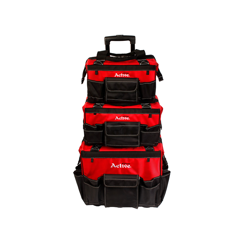3-teilige professionelle Rollwerkzeugtasche in Elektrikerqualität 3-teilige professionelle Rollwerkzeugtasche in Elektrikerqualität