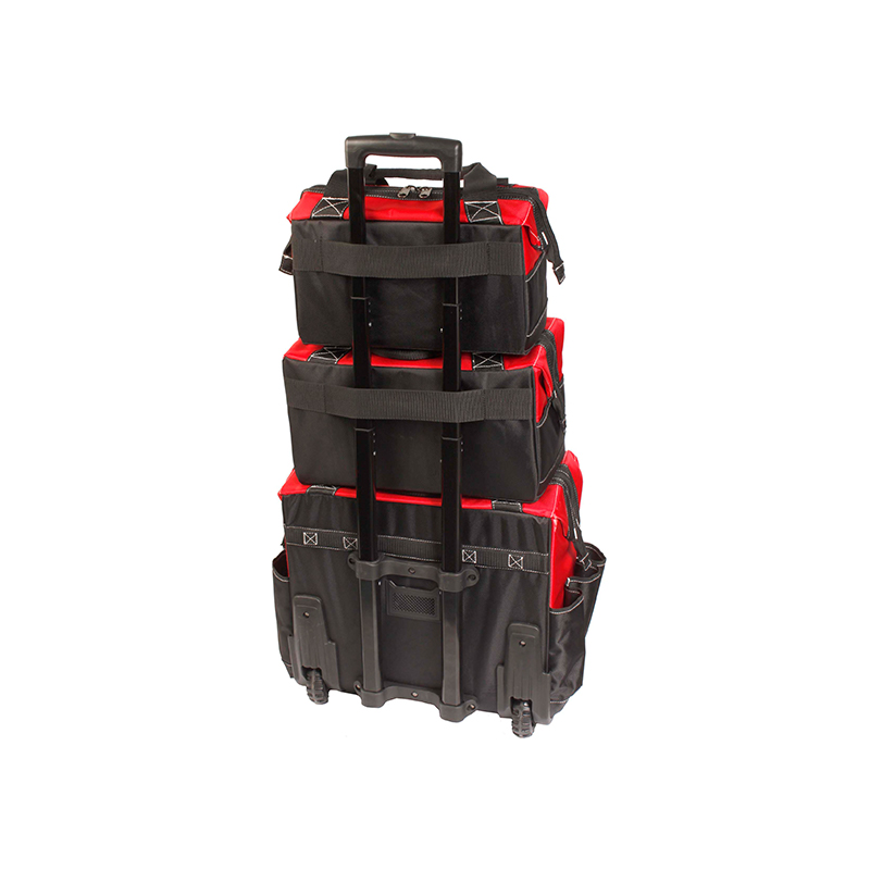 3-teilige professionelle Rollwerkzeugtasche in Elektrikerqualität 3-teilige professionelle Rollwerkzeugtasche in Elektrikerqualität