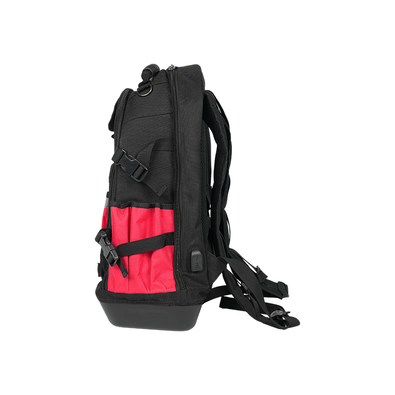 Robuster Werkzeugrucksack mit USB-Anschluss mit harter Basis Robuster Werkzeugrucksack mit USB-Anschluss mit harter Basis