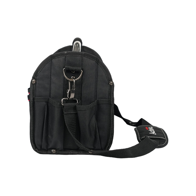 Funktionelle, faltbare Werkzeugtasche mit röhrenförmigem Griff und Gummiboden Funktionelle, faltbare Werkzeugtasche mit röhrenförmigem Griff und Gummiboden